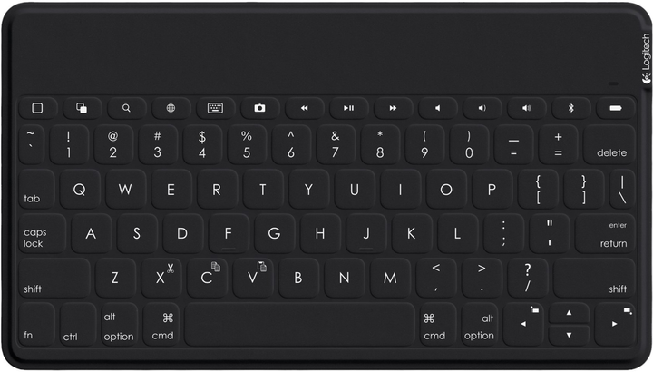 Клавіатура бездротова Logitech Keys-To-Go для iPhone iPad Apple TV Nordic Layout Black (920-006709) - зображення 1