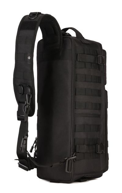 Рюкзак однолямочный тактический Protector Plus X213 black - изображение 2