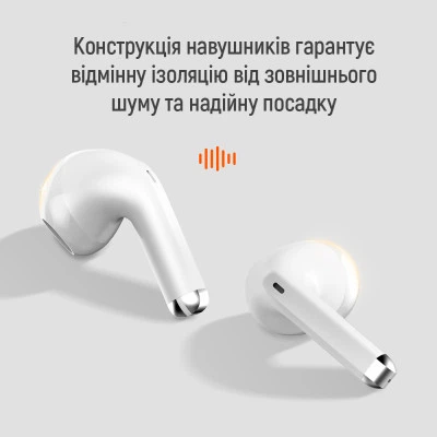 Навушники ColorWay Slim TWS-2 Earbuds White (CW-TWS2WT) - Фото 4 Навушники ColorWay Slim TWS-2 Earbuds White (CW-TWS2WT) - зображення 4
