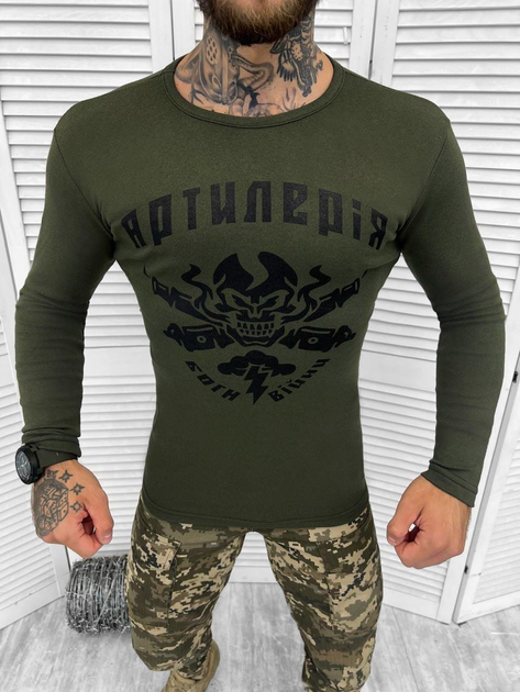 Тактический лонгслив Tactical Long Sleeve Shirt Olive XL - изображение 1