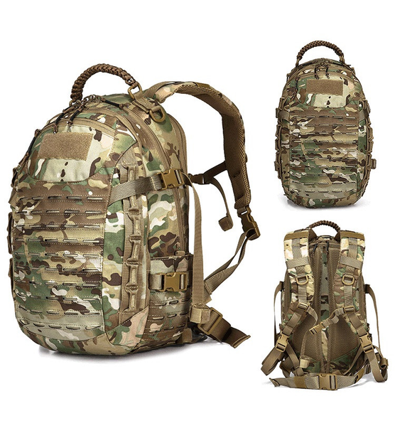 Рюкзак тактический штурмовой Han Wild Lazer cut 900D multicam - изображение 1