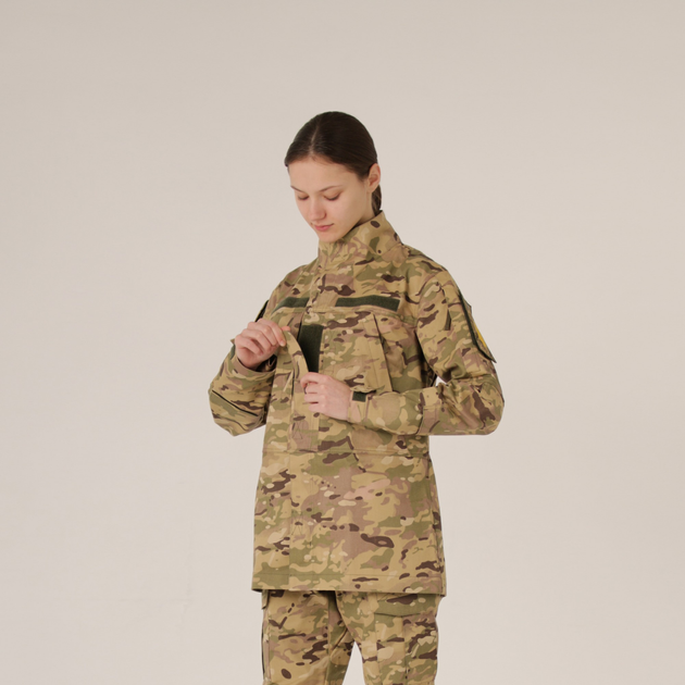 Кітель військовий жіночий KRPK мультикам розмір L - изображение 2