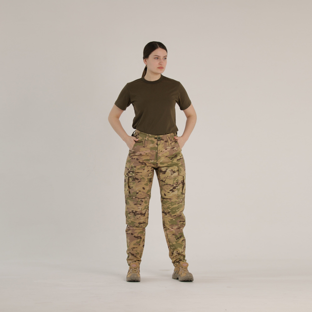 Штани військові жіночі KRPK мультикам розмір L - зображення 1