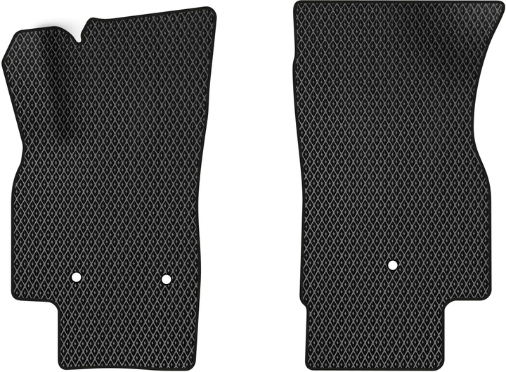 Акція на EVA килимки EVAtech в салон авто передні Chevrolet Spark (M400) AT 2015+ 3 покоління Htb EU 2 шт Black від Rozetka