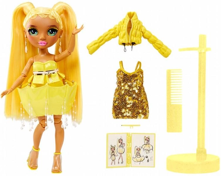 Lalka z akcesoriami Mga Rainbow High Fantastic Fashion Doll Yellow 28 cm (0035051587347) - obraz 2
