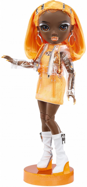 Lalka z akcesoriami Mga Rainbow High Michelle Orange Fashion Doll Michelle St. Charles 28 cm (0035051583127) - obraz 3