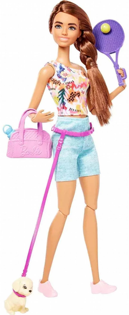 Лялька з аксесуарами Мattel Barbie Релаксація та фітнес 29 см (0194735108183) - зображення 1