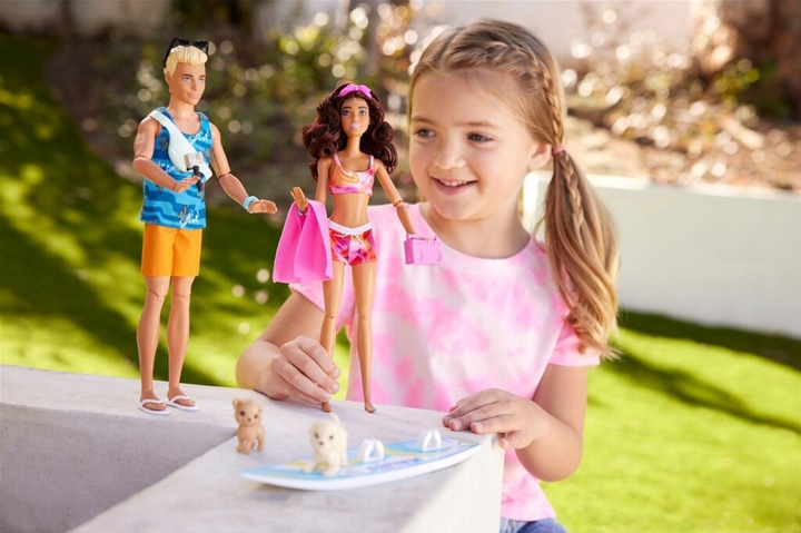 Lalka z akcesoriami Mattel Barbie Surferka 30 cm (0194735162406) - obraz 5