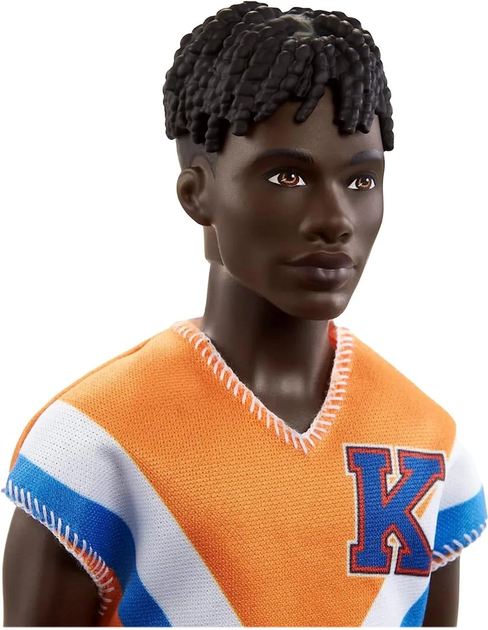 Lalka Mattel Barbie Fashionistas Doll Ken Orange Shirt 30 cm (0194735157525) - obraz 2
