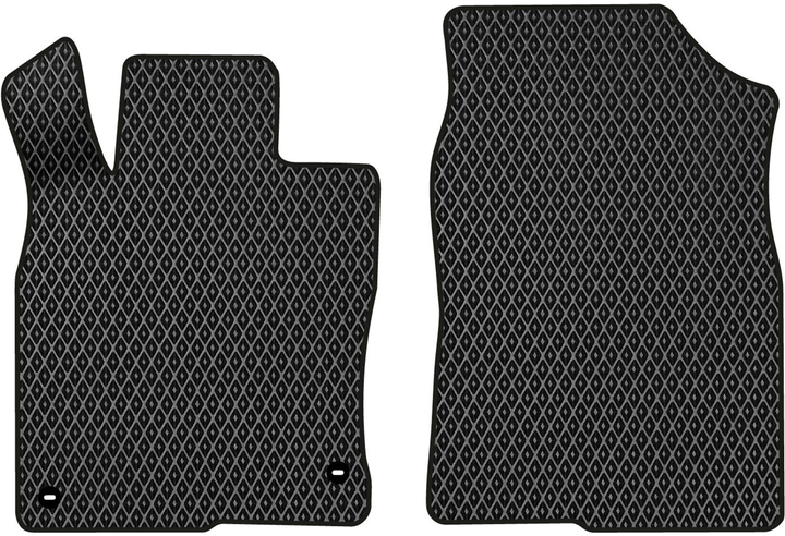 Акція на EVA килимки EVAtech в салон авто передні Honda Civic (FK) 5-doors 2015-2021 10 покоління Htb USA 2 шт Black від Rozetka