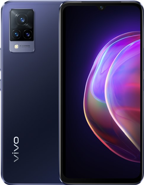 Мобільний телефон Vivo V21 5G 8/128 GB DualSim Dusk Blue (6935117834160) - зображення 1