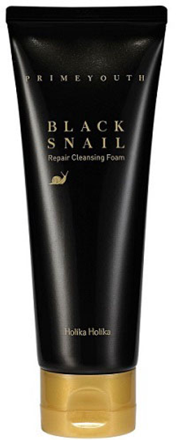 Pianka do twarzy Holika Holika Prime Youth Black Snail delikatnie oczyszczająca z ekstraktem ze śluzu ślimaka 100 ml (8806334358495) - obraz 1