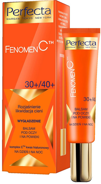 Balsam pod oczy i na powieki Perfecta Fenomen C 30+ / 40+ 15 ml (5900525042231) - obraz 1