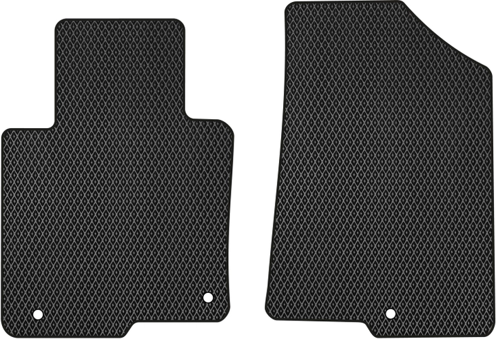 Акция на EVA килимки EVAtech в салон авто передні Hyundai Sonata (LF) (5 clips) 2014-2019 7 покоління Sedan USA 2 шт Black от Rozetka