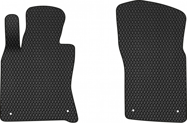 Акція на EVA килимки EVAtech в салон авто передні Infiniti Q50 Hybrid 2013-2018 null Sedan USA 2 шт Black від Rozetka