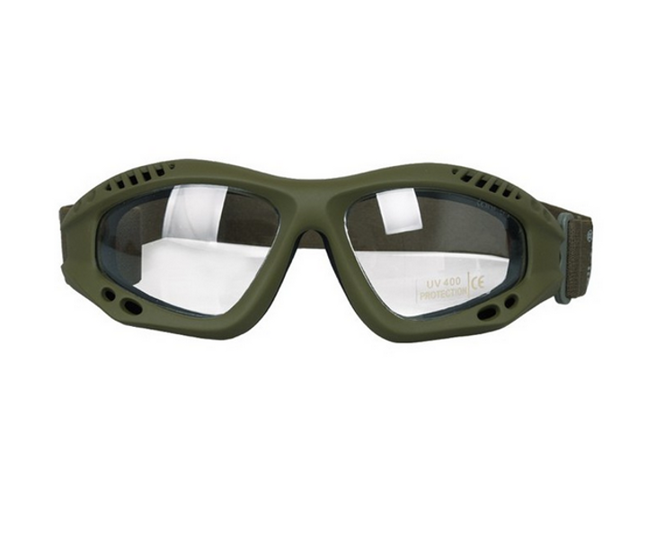 Тактические очки Mil-Tec COMMANDO Olive Clear 15615401 - изображение 2