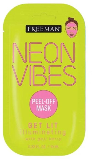 Maska do twarzy Freeman Neon Vibes Peel-Off Mask Get Lit złuszczająca 10 ml (72151478083) - obraz 1