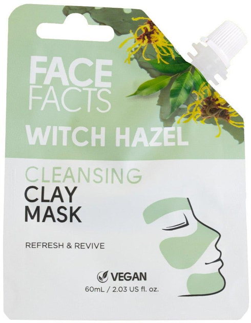 Глиняна маска для обличчя Face Facts Cleansing Очищувальна 60 мл (5031413927566) - зображення 1