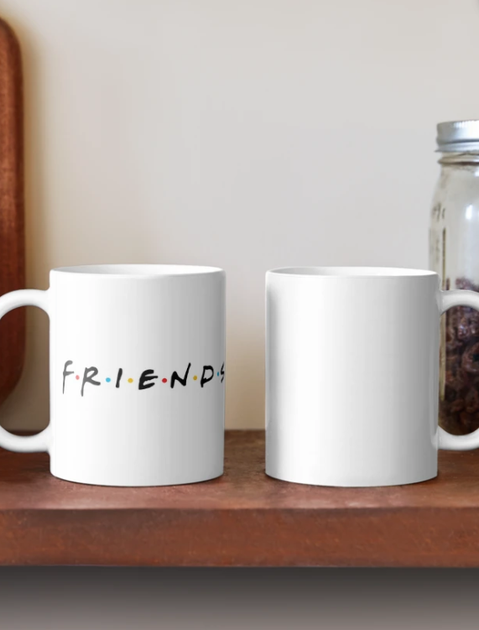 Чашка Керамічна Кружка з принтом Friends Френдс Серіал Друзі Біла 330 мл - Фото 2 Чашка Керамічна Кружка з принтом Friends Френдс Серіал Друзі Біла 330 мл - зображення 2