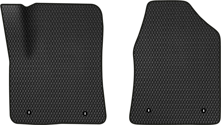 Акція на EVA килимки EVAtech в салон авто передні MG 6 2009-2016 1 покоління Liftback EU 2 шт Black від Rozetka