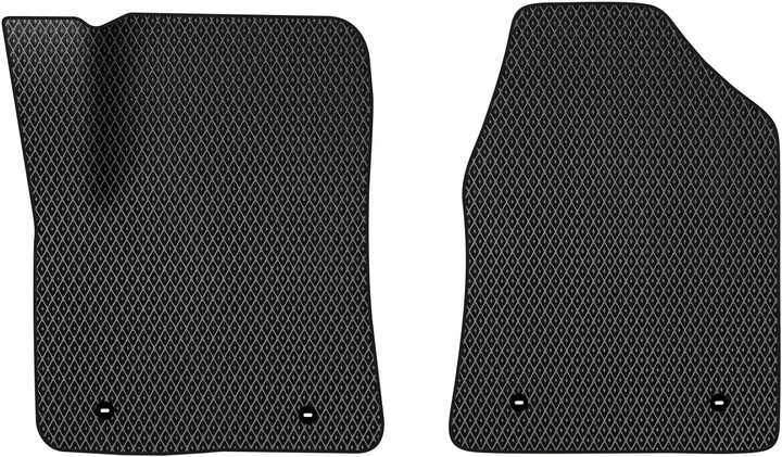 Акція на EVA килимки EVAtech в салон авто передні MG 6 2009-2016 1 покоління Liftback EU 2 шт Black від Rozetka