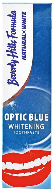 Зубна паста Beverly Hills Natural White Optic Blue відбілююча 100 мл (5020105003947) - зображення 1