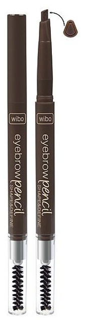 Kredka do konturowania brwi 2 Wibo Shape&Define Eyebrow Pencil wodoodporna 2 g (5901801613206) - obraz 1