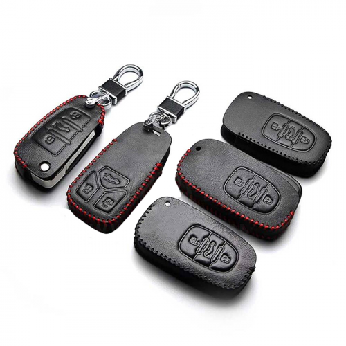 Шкіряний чохол для ключа Audi (Ауди) 2016+ TT A1, A2, A3,A4, A4, A6, A7, A8, Q3, Q5 смарт 3 кнопки 129352 - Фото 3 Шкіряний чохол для ключа Audi (Ауди) 2016+ TT A1, A2, A3,A4, A4, A6, A7, A8, Q3, Q5 смарт 3 кнопки 129352 - изображение 3