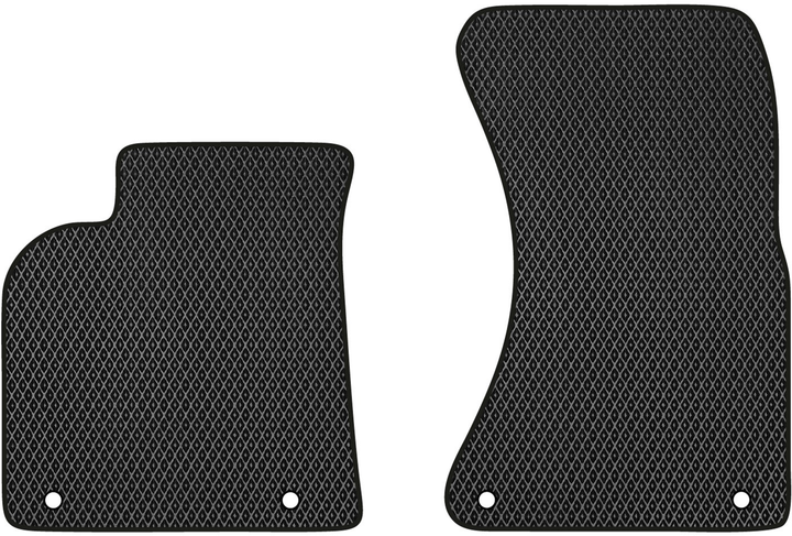 EVA килимки EVAtech в салон авто передні Porsche Macan 2014+ SUV EU 2 шт Black (PE21257AB2AV4RBB) - зображення 1