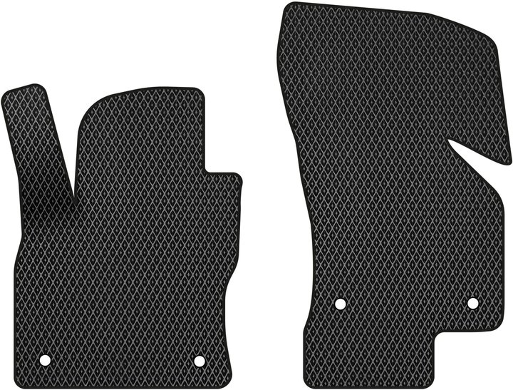 Акція на EVA килимки EVAtech в салон авто передні Skoda Octavia A7 (Subwoofer Canton) AT 2013-2020 3 покоління Combi EU 2 шт Black від Rozetka