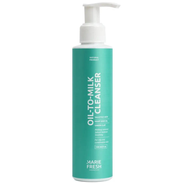 Гидрофильное масло для жирной и комбинированной кожи Marie Fresh Oil To Milk Cleanser 150 мл - Фото 1 Гидрофильное масло для жирной и комбинированной кожи Marie Fresh Oil To Milk Cleanser 150 мл - изображение 1