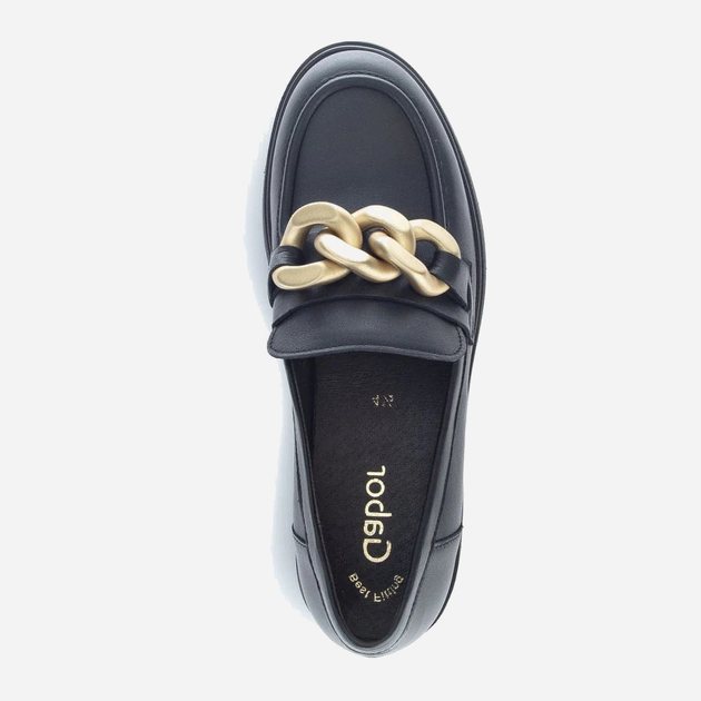 Loafersy damskie Gabor 95230-27 40 Czarne (4065171495631) - obraz 5