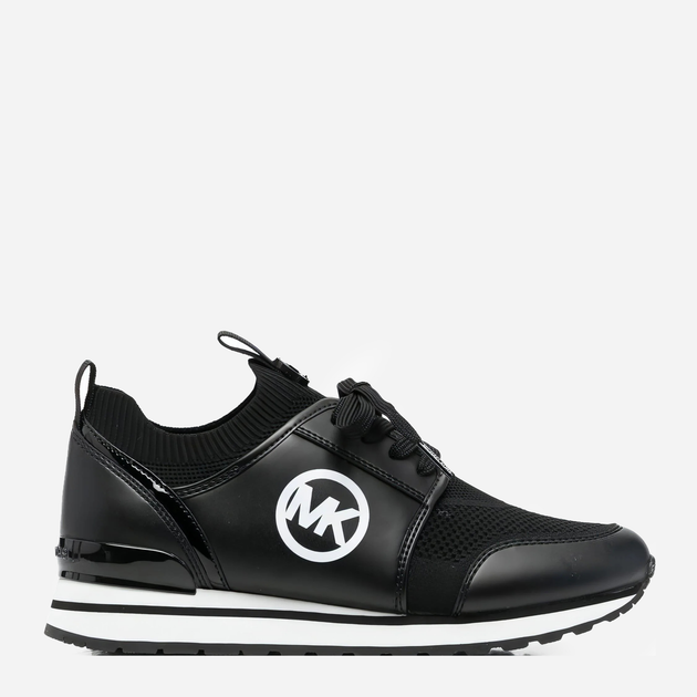 Sneakersy damskie z siatki na platformie do kostki wsuwane Michael Kors 43T2DAFS3D-001 39 Czarne (196108903722) - obraz 1