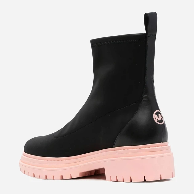 Botki damskie na obcasie Michael Kors 40T2CMFE5S-685 39 Czarne (196108981249) - obraz 3