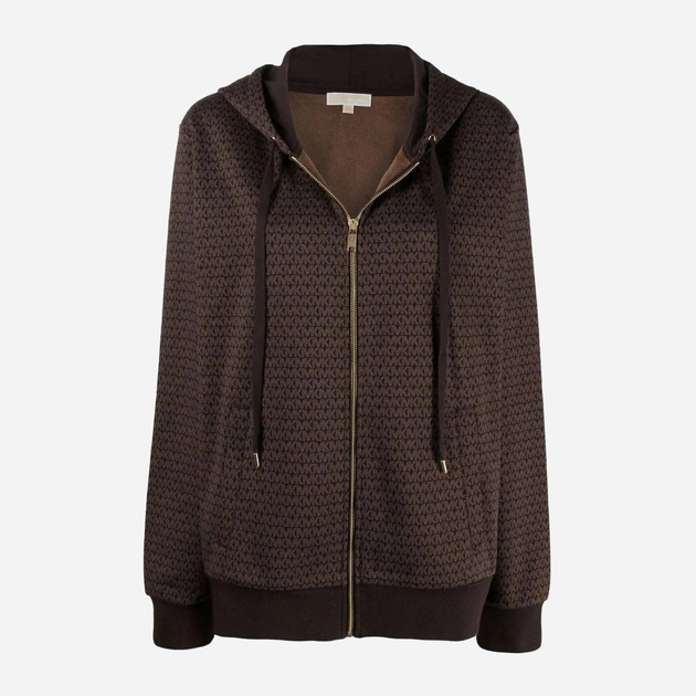 Bluza damska rozpinana streetwear oversize Michael Kors MU150BK38G-201 L Brązowa (194900593110) - obraz 4