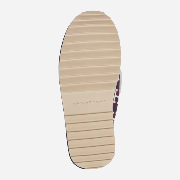 Kapcie damskie ciepłe Tommy Hilfiger FW0FW067160KQ 36 Granatowy/Bordowy (8720641574570) - obraz 5