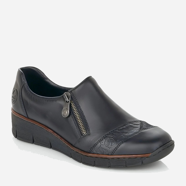 Жіночі туфли RIEKER 53761-00 40 Чорні (4060596627544) - зображення 2