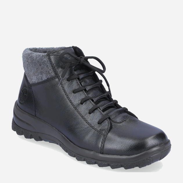 Жіночі зимові черевики високі RIEKER L7115-00 37 Чорні (4060596831170) - зображення 2