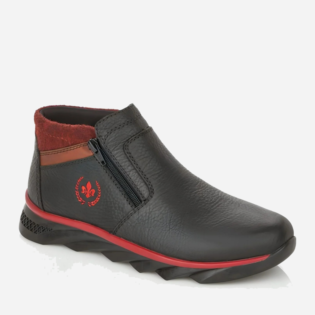 Чоловічі зимові черевики високі RIEKER B1682-00 41 Чорні (4060596595126) - зображення 2