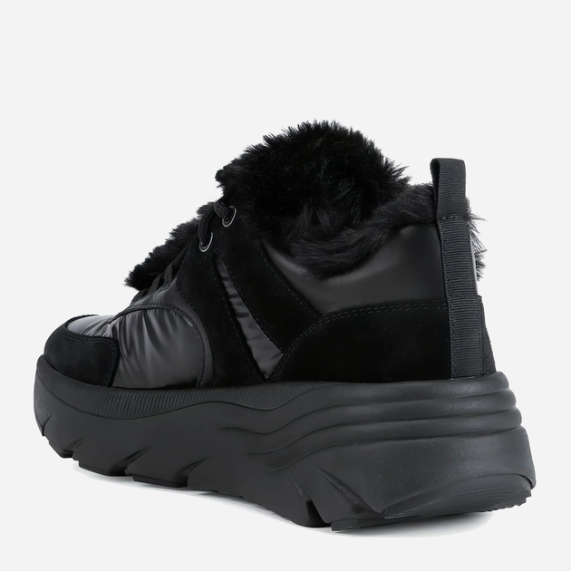 Жіночі зимові снікери Geox D26UFB0FU85C9999 36 Чорні (8050036782922) - зображення 3