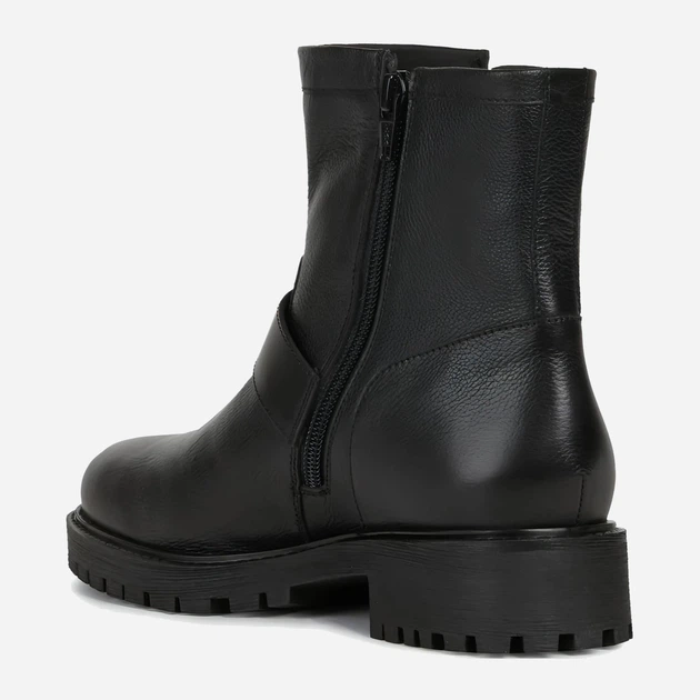 Zimowe botki damskie skórzane Geox D26FTG04643C9999 39 Czarne (8050036772602) - obraz 3