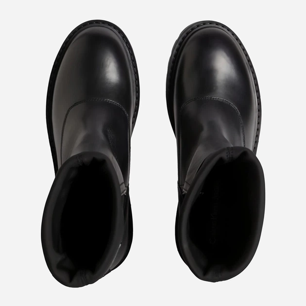 Sztyblety damskie skórzane Calvin Klein YW0YW00735BDS 41 Czarne (8719856511326) - obraz 4