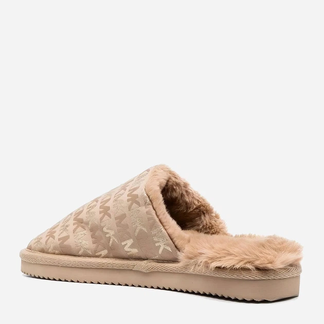 Жіночі домашні капці утеплені із закритим носком Michael Kors 40R2JAFP1Y-222 37.5 Світло-коричневі (196108026681) - зображення 3