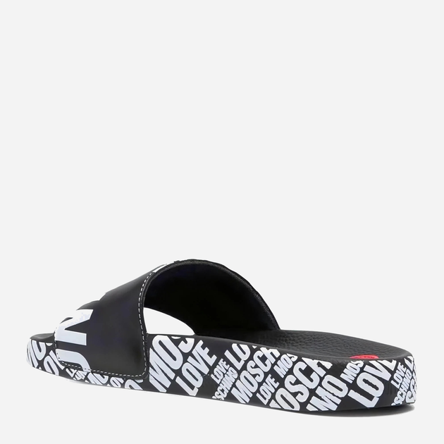Жіночі шльопанці Love Moschino LMJA28042G1EI17-000 36 Чорні (8054400213692) - зображення 3
