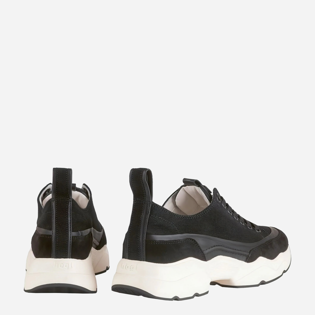 Sneakersy damskie na wysokiej platformie Hogl 3103430-0100 39 Czarne (9010212714153) - obraz 3