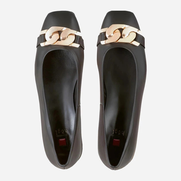 Baleriny damskie Hogl 3101020-0100 37 Czarne (9010212692314) - obraz 4