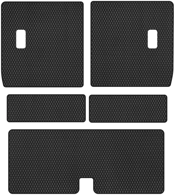 Акція на EVA килимок EVAtech в багажник авто Nissan Pathfinder (R51) 2004-2014 3 покоління SUV EU 5 шт Black від Rozetka
