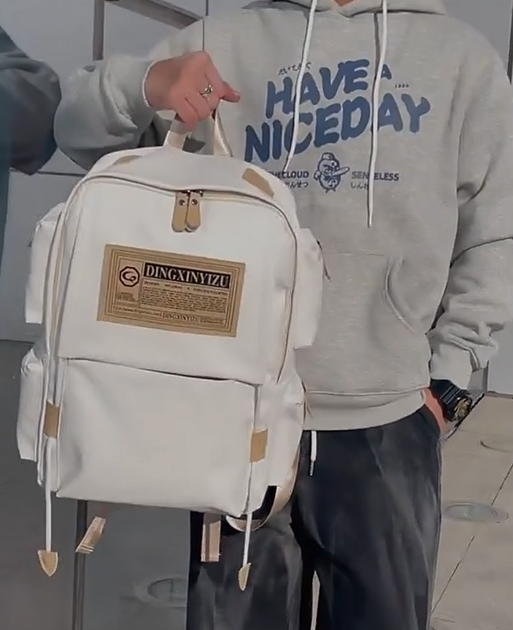 Рюкзак кожаный Dezger Londoner 27 л White - Фото 7 Рюкзак кожаный Dezger Londoner 27 л White - изображение 7