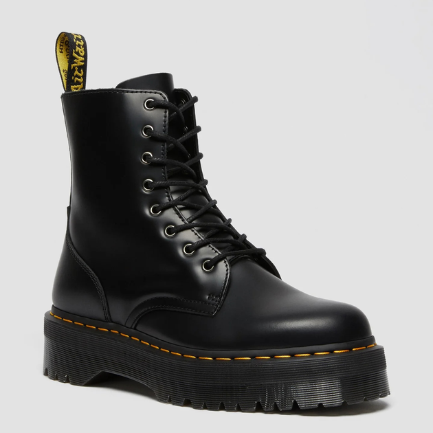 Чоловічі черевики високі Dr. Martens Jadon Smooth Leather Platform Boots 43 Чорні (883985578951) - зображення 2