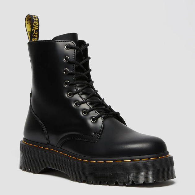 Glany męskie skórzane wysokie Dr. Martens Jadon Smooth Leather Platform Boots 43 Czarne (883985578951) - obraz 2